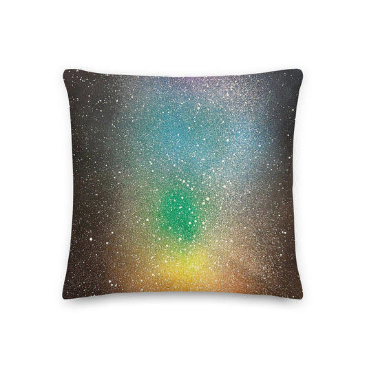 Aurora Quiet – Alignment Pillow A gentle rainbow column for your bed or meditation seat. - Seraphic Mindscape