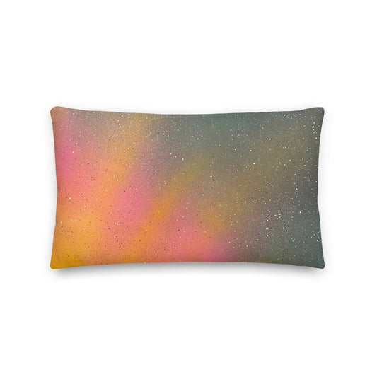 Dawn Quiet – Horizon Pillow A soft sunrise glow for your bed or reading chair. - Seraphic Mindscape